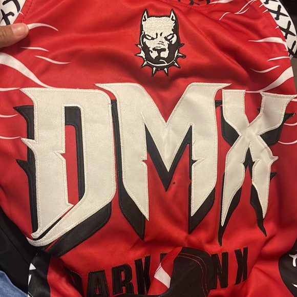 DMX Ruff Ryders Red Headgear Classics Basketball Jersey Size Medium Brand New - Picture 2 of 4